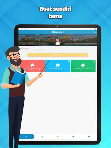 CharadesApp - Ponsel di dahi! (Permainan menebak) screenshot 7