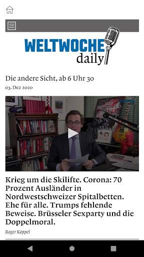 Weltwoche Daily screenshot 1