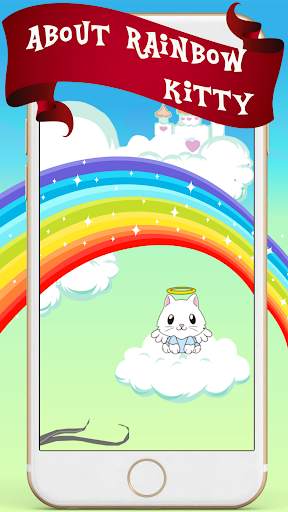 Kitty Rainbow Stack Survival Game screenshot 2
