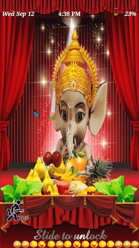 Eating Ganesha Live Wallpaper screenshot 1