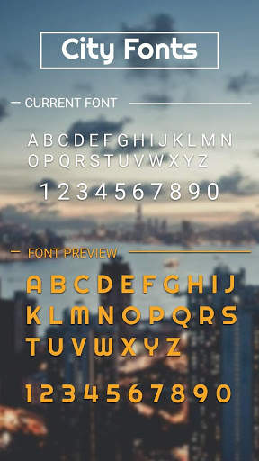 City Font for FlipFont , Cool Fonts Text Free screenshot 3