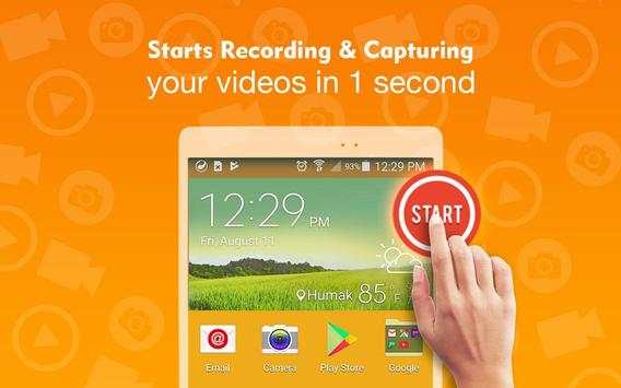 Screen Recorder Audio Video -No RooT & HD Recorder screenshot 8