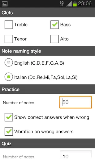 Music Sight Reading II screenshot 5