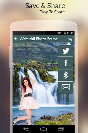 Waterfall Photo Frame screenshot 5