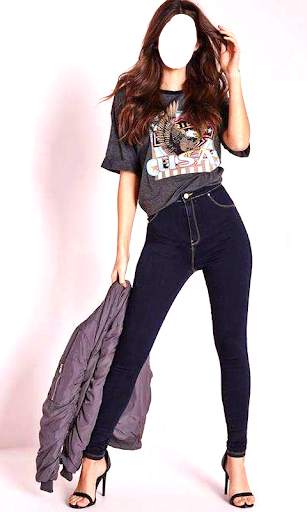 Girls Jeans Photo Suit screenshot 9