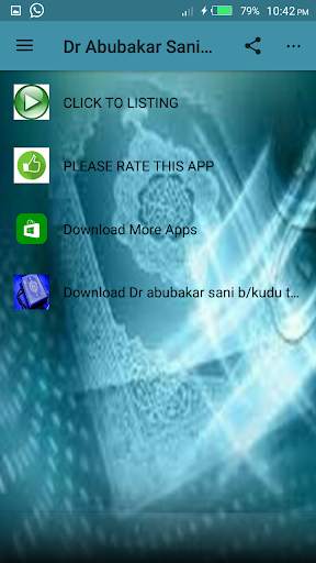 Dr Abubakar Sani B/Kudu Lectures screenshot 2
