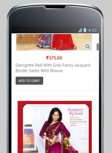 Online Sarees Shopping Shop - Manufacturer screenshot 6