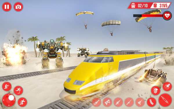 Train Robot Car Transformation screenshot 5