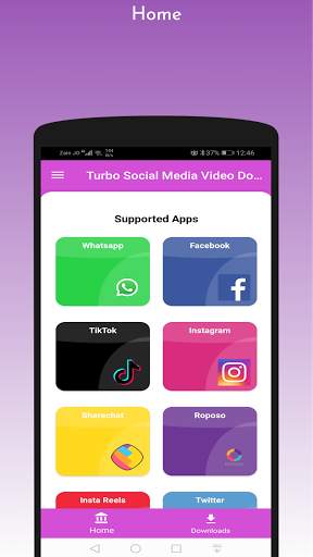 Turbo SocialMedia Tiktok-Facebook Downloader screenshot 1