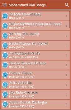 Hit Mohammed Rafi's Songs Lyrics screenshot 2