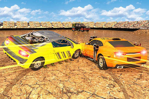 Demolition Derby Car Stunts: Shooting Game 2020 screenshot 1
