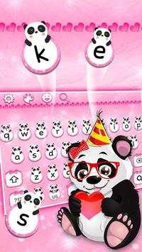 Cute Panda Theme Keyboard screenshot 1