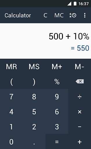 Calculator screenshot 1