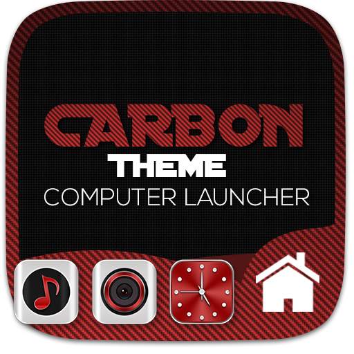 Carbon Fiber Theme For Computer Launcher 1.1