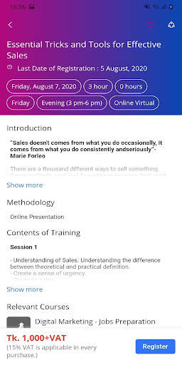 Bdjobs eLearning screenshot 5