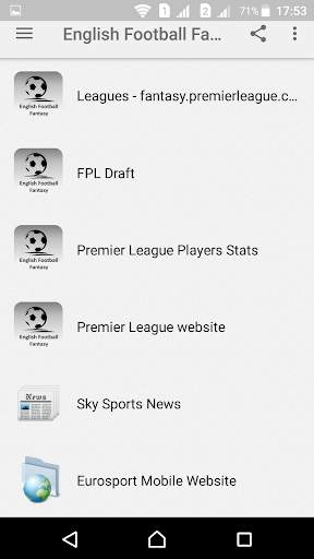 EPL Fantasy news, tips and scores screenshot 1