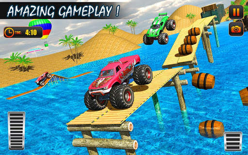 Monster Truck Water Surfing 3D screenshot 4