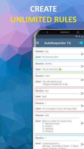 AutoResponder for Telegram screenshot 3