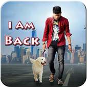 I Am Back Photo Frame