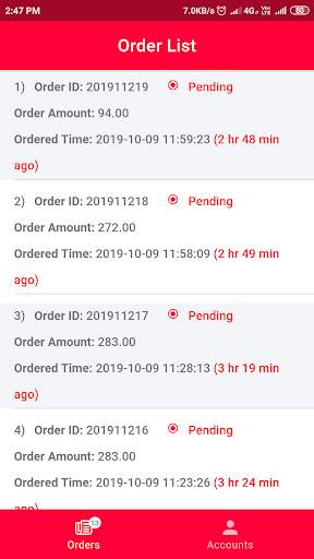 Food Wifi Partner Restaurant APP screenshot 4