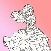 Princess Coloring Game icon