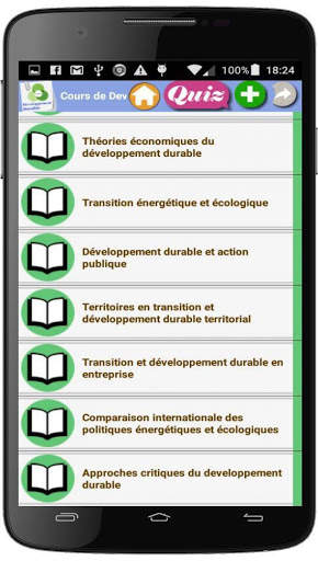 Cours de Developpement durable screenshot 3