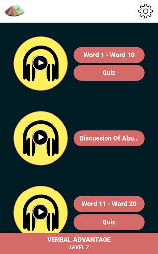 Verbal Advantage - Level 7 screenshot 1