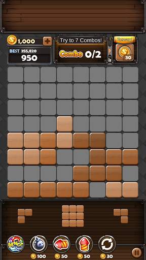 ブロックパズルキング : ウッド・8×8ブロック・パズル screenshot 2
