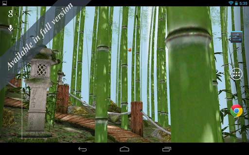 Bamboo Forest 3D Live Wallpaper Lite screenshot 4