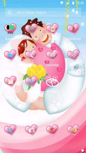 My LOVER theme for APUS screenshot 2