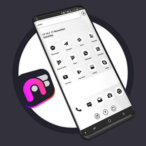 Black & White Theme - Art Fine Launcher 1.0.0