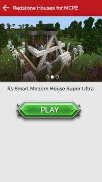 Redstone Houses Maps for MCPE 4 تصوير الشاشة