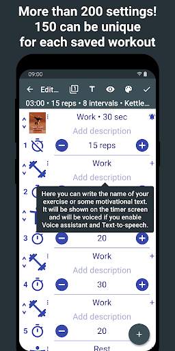 Tabata Timer: Interval Timer Workout Timer HIIT screenshot 7