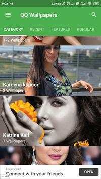 QQ wallpapers - Hot Indian Bollywood Actress Pics screenshot 1