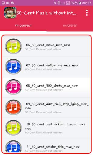 All Song 50Cent without internet screenshot 2