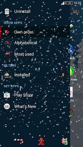 Silent Christmas Night Theme screenshot 5