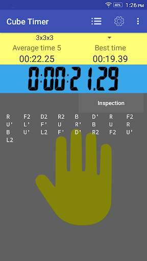 Cube Timer screenshot 1