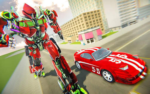 Flying Robot Hero Vegas Crime City Gangster स्क्रीनशॉट 6