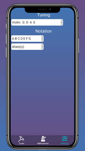 Violin Tuner - Free Violin, Viola, Cello tuner स्क्रीनशॉट 2