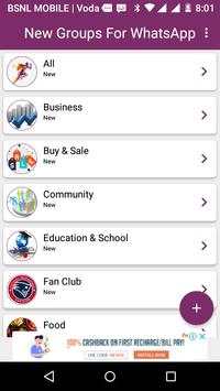 New Groups For Whatsapp screenshot 1