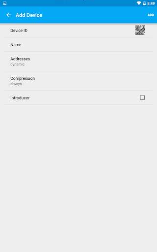 Syncthing screenshot 15