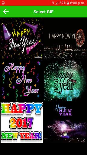 Happy New Year Gif 2018 screenshot 2