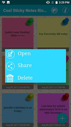 Cool Sticky Notes Rich notepad Text Reminder Chits 4 تصوير الشاشة