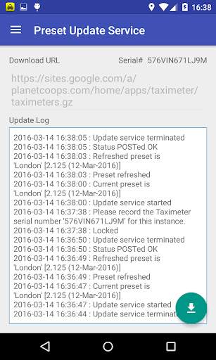 Preset Update Service screenshot 1