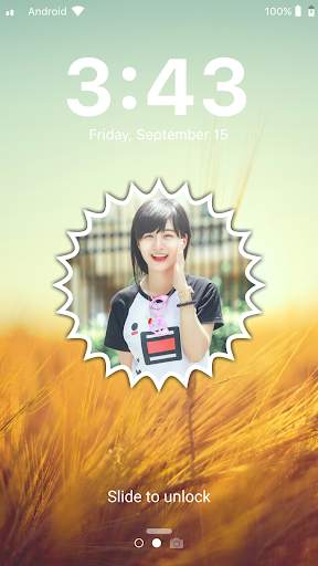 Photo lock screen: My photo on lock screen screenshot 1