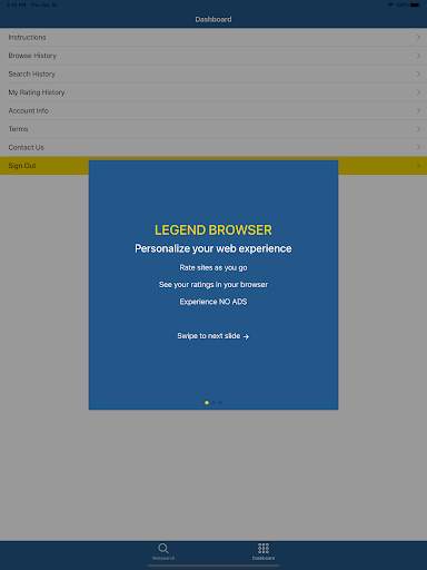 Legend Web Browser screenshot 7