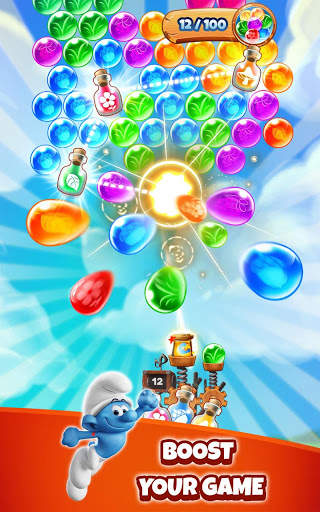 Smurfs Bubble Shooter Story 7 تصوير الشاشة
