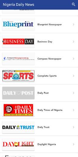 Nigeria Daily News 1 تصوير الشاشة
