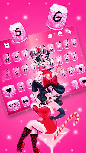 Candy Booty Sexy Girl Keyboard Theme screenshot 2