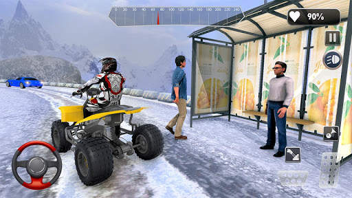 ATV Quad Bike Taxi Offroad Cab Driving screenshot 4